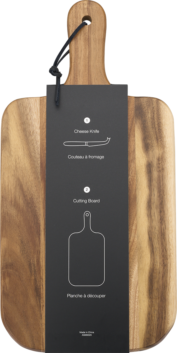 Niagara Niagara Cutlery™ Acacia Cheese Board Set - KS76 Wood