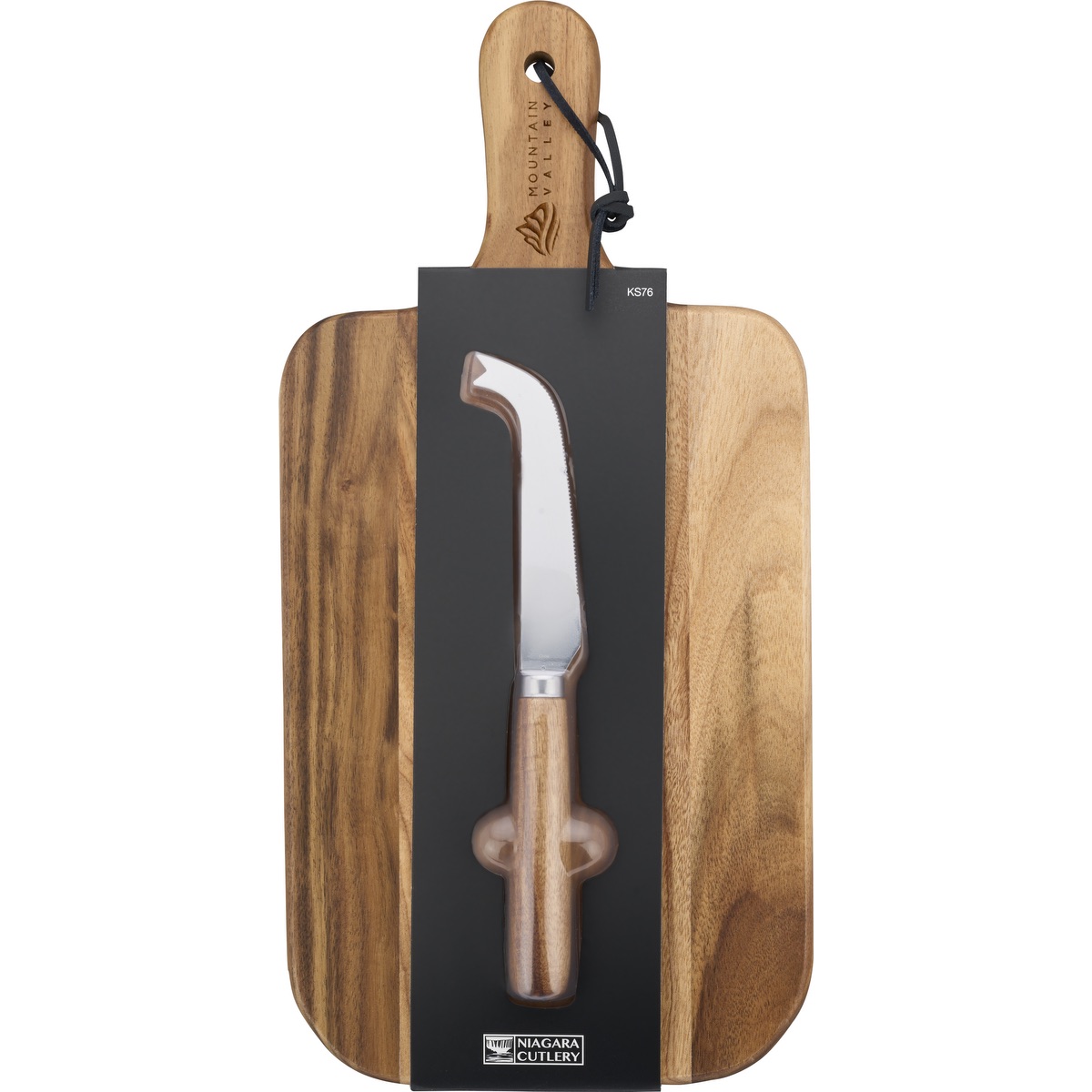 Niagara Niagara Cutlery™ Acacia Cheese Board Set - KS76 Wood