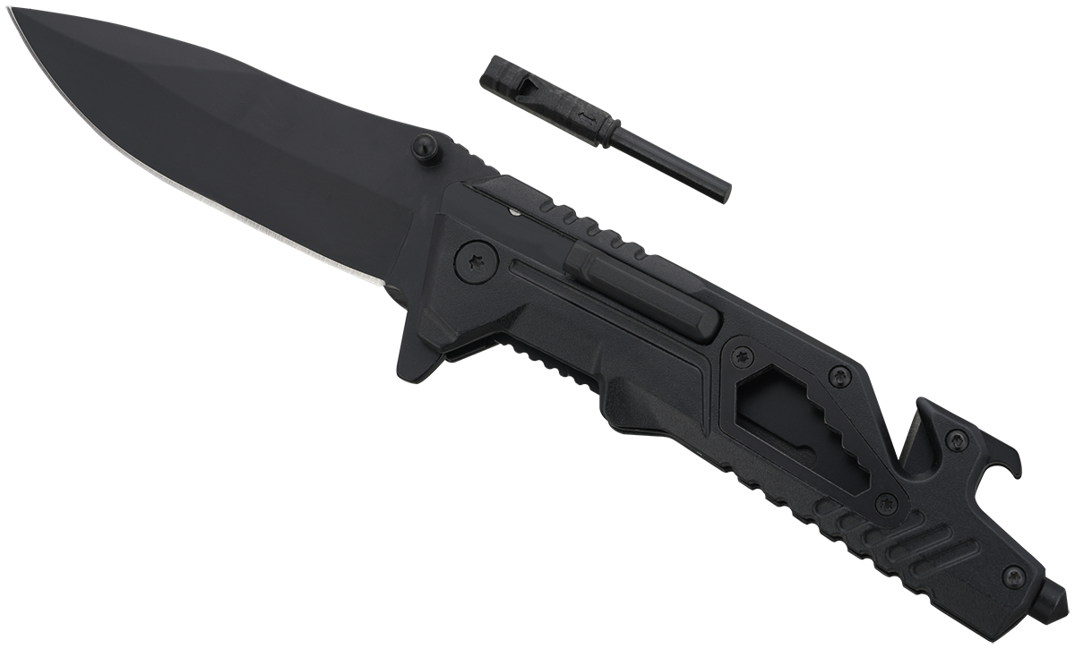 Cutler Survival/Rescue Knife - MK124 Black