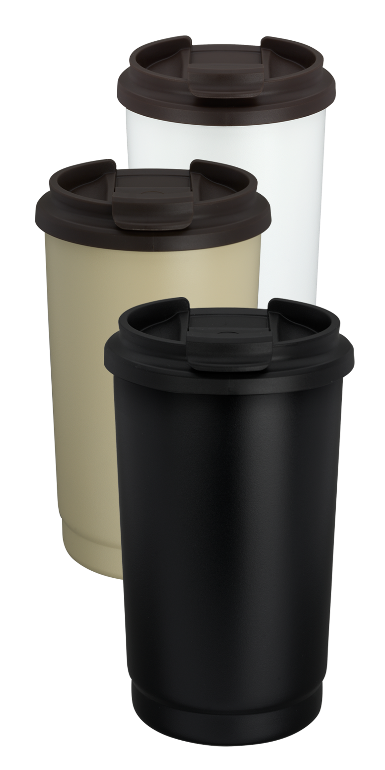 EarthTrendz Gobelet 14oz EarthTrendz™ en acier inox. recyclé - SL185PR White