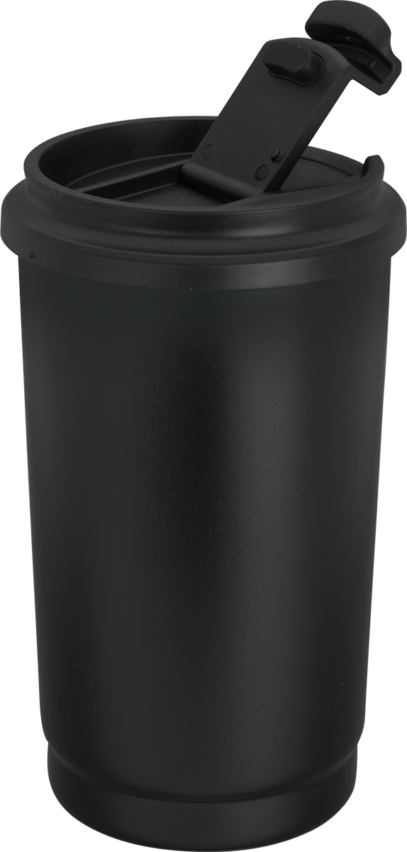 EarthTrendz Gobelet 14oz EarthTrendz™ en acier inox. recyclé - SL185PR black