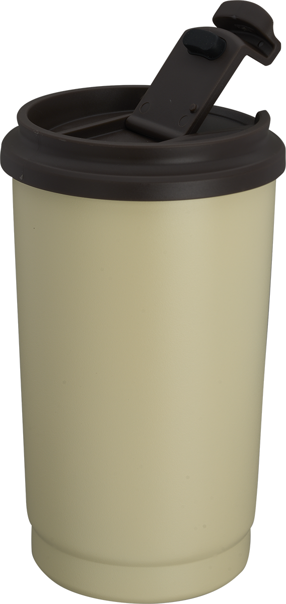 EarthTrendz Gobelet 14oz EarthTrendz™ en acier inox. recyclé - SL185PR tan