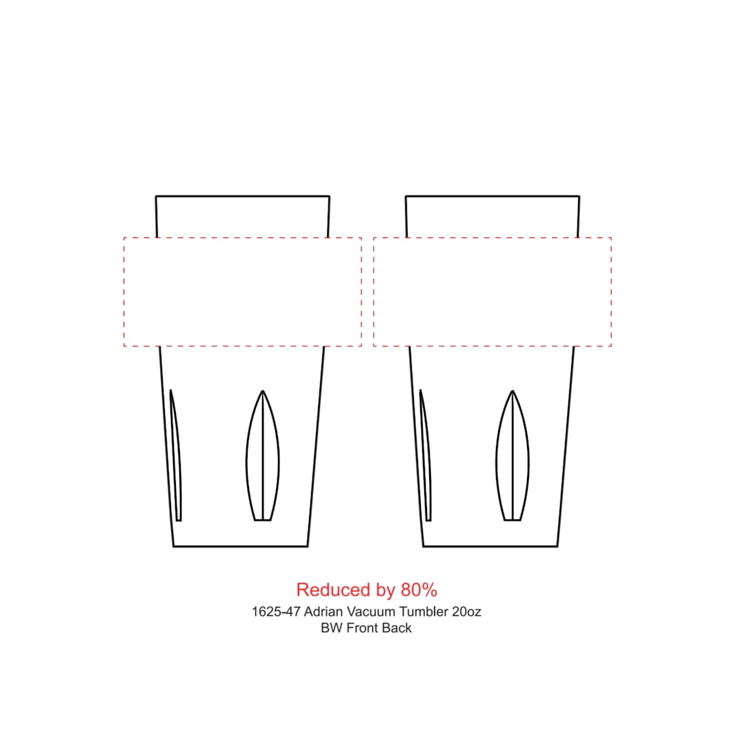 Adrian gobelet sous vide 20oz - 1625-47 Black