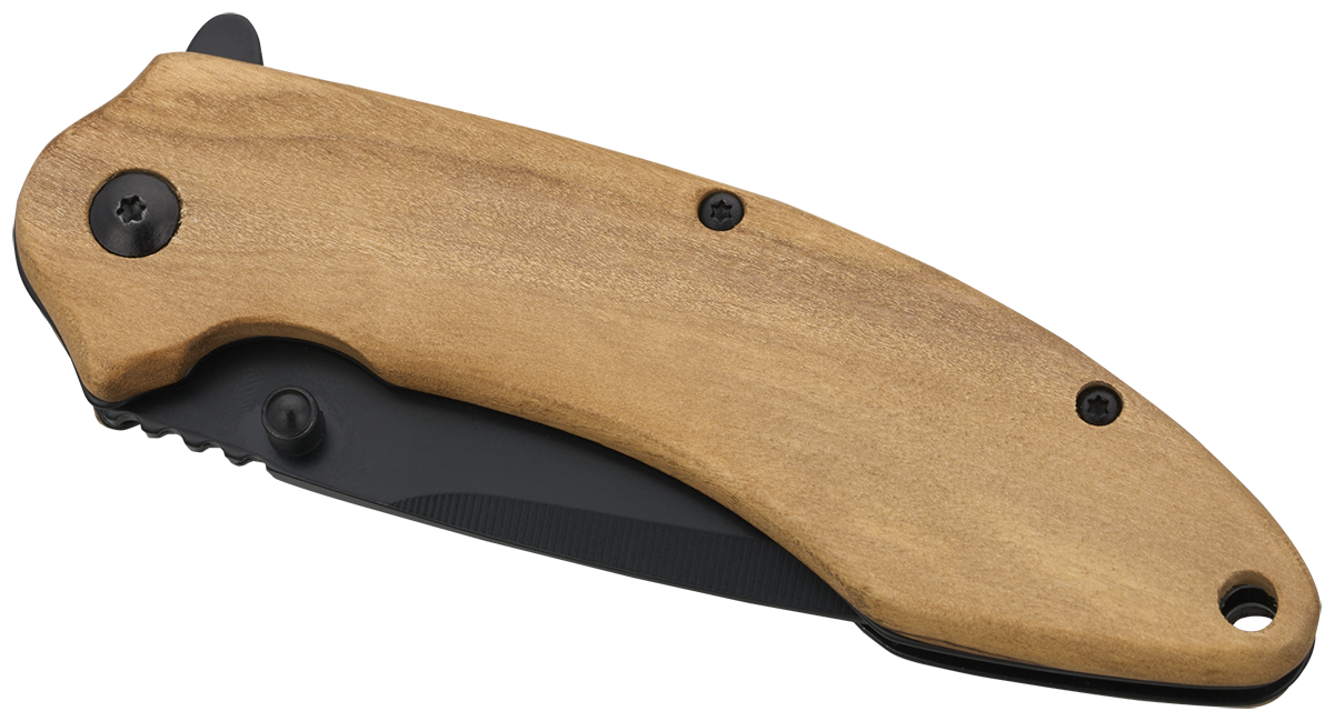Spire Folding Knife - WH26 Wood