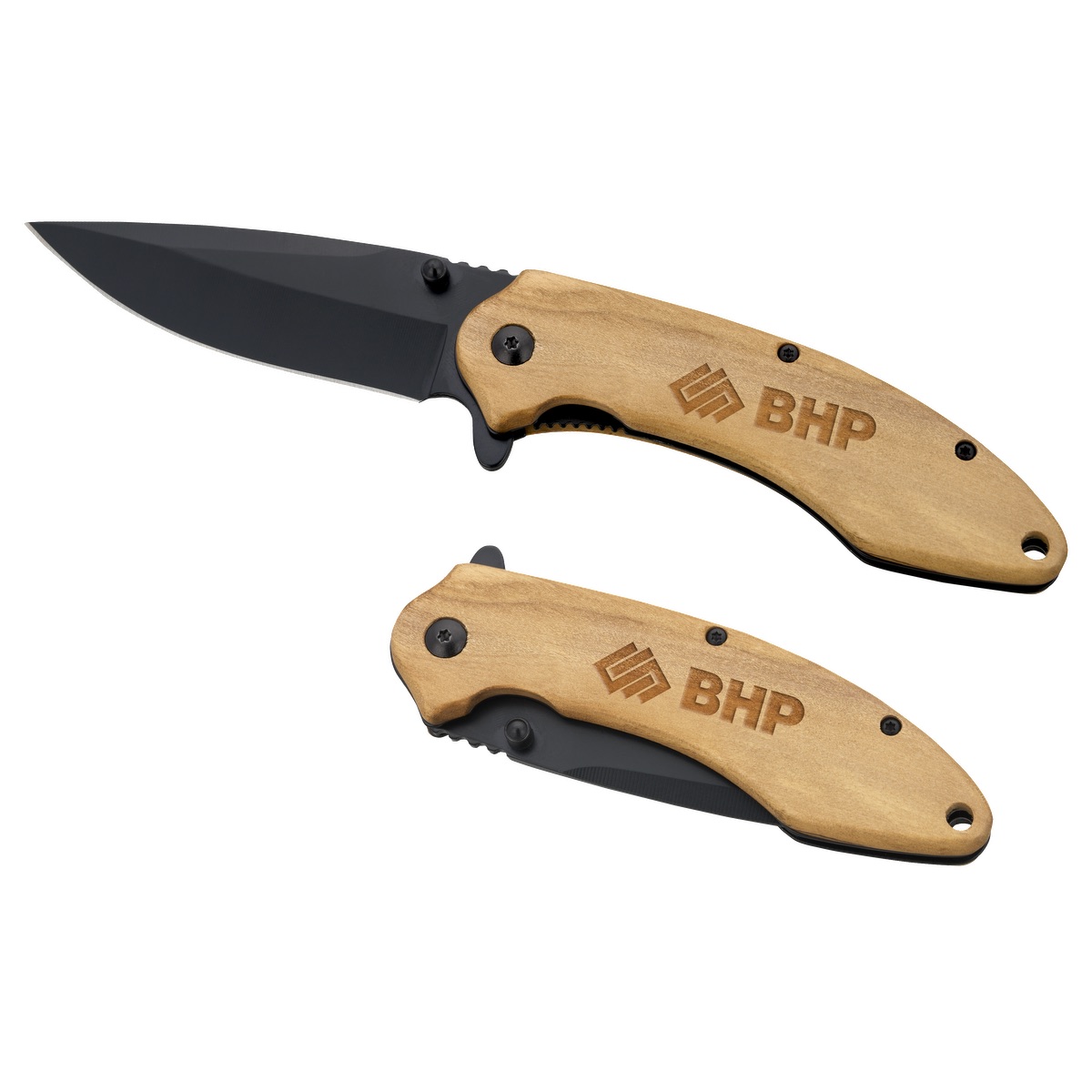 Spire Folding Knife - WH26 wood