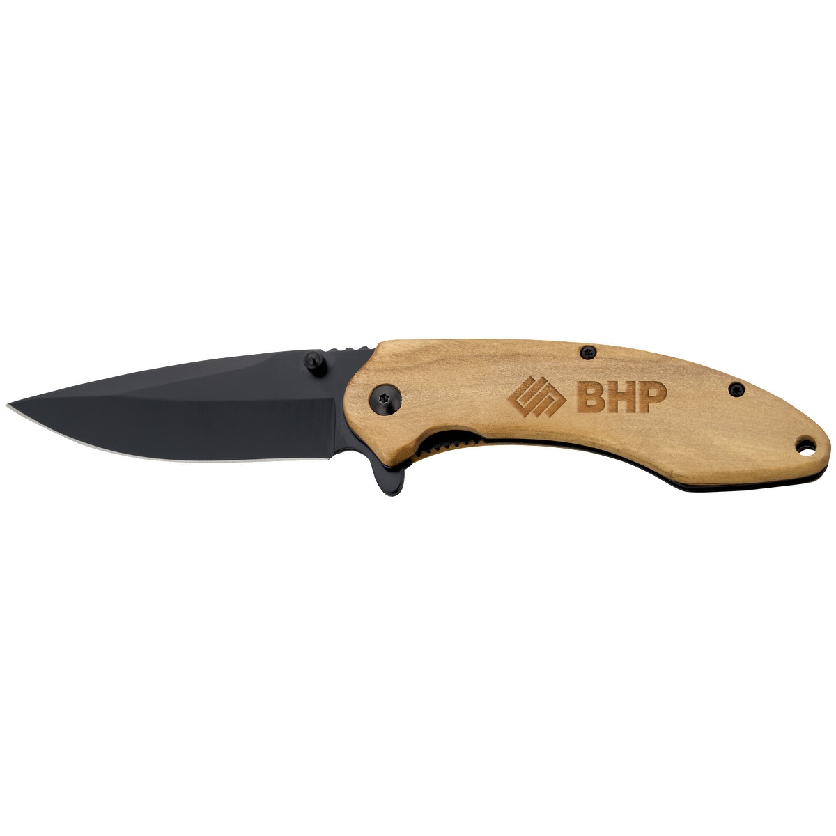 Spire Folding Knife - WH26 Wood