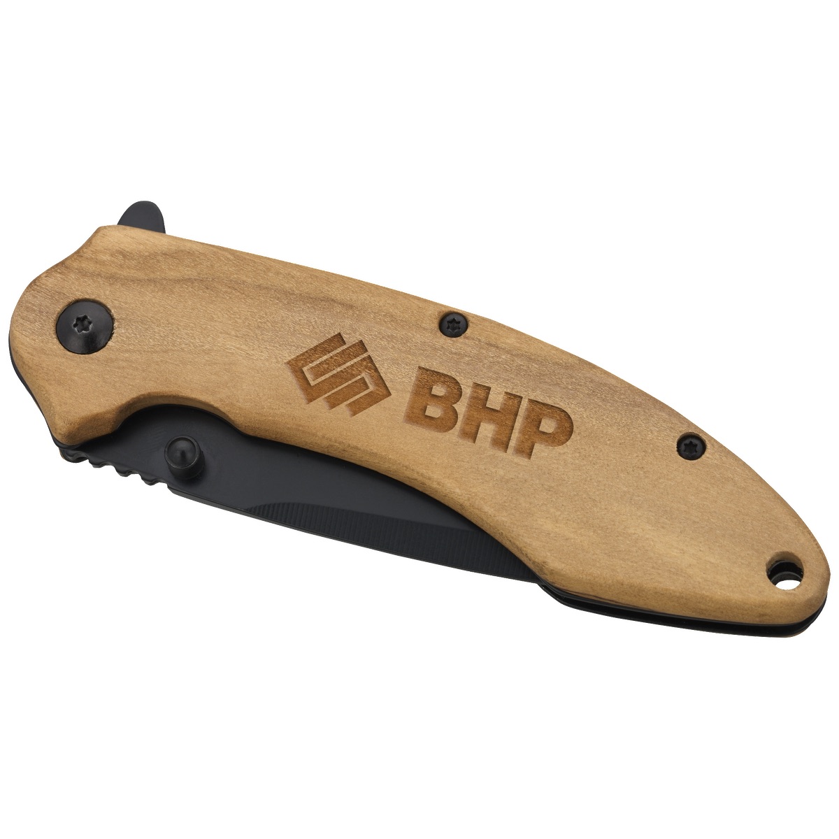 Spire Folding Knife - WH26 Wood