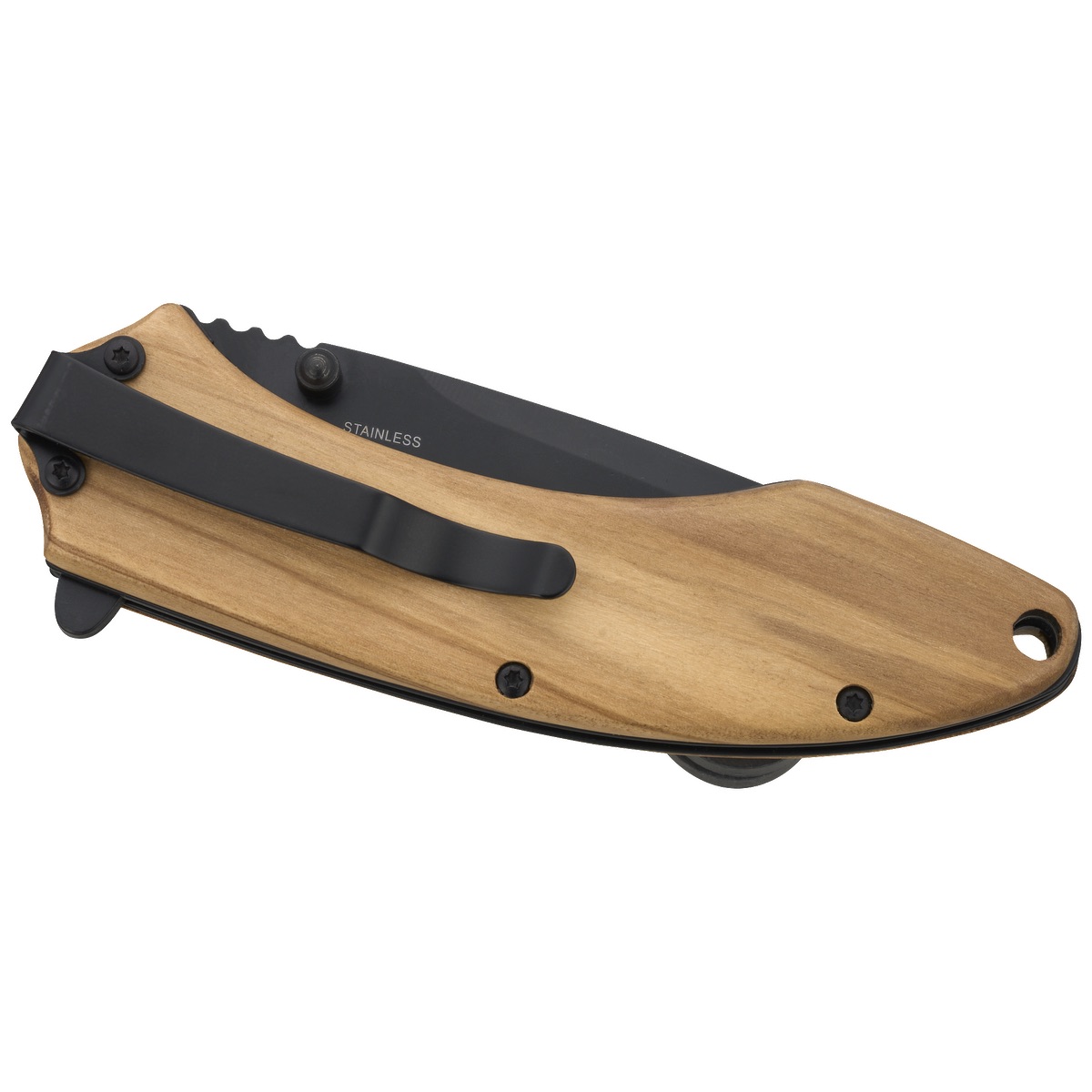 Spire Folding Knife - WH26 Wood