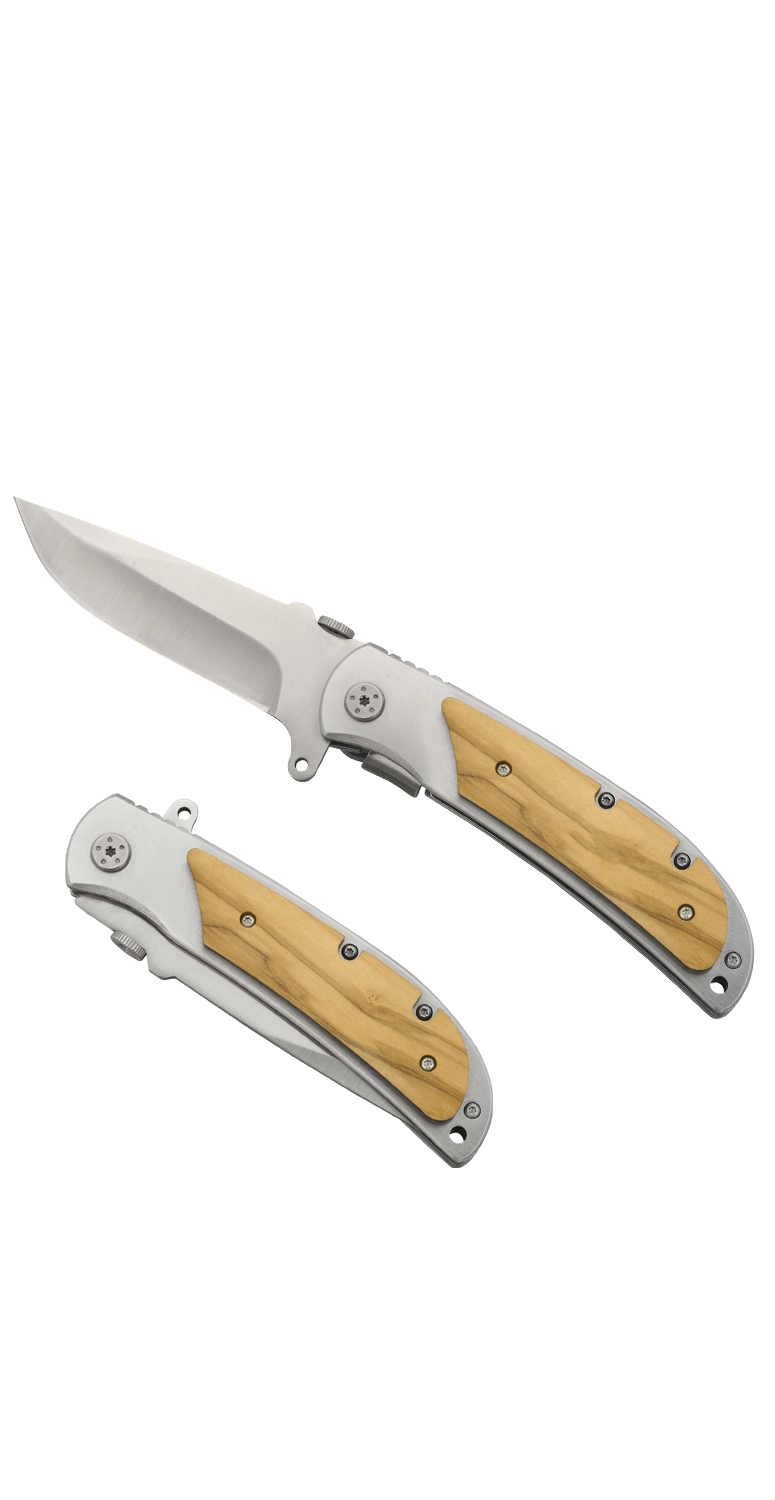 Notch Folding Knife - WH27 Wood