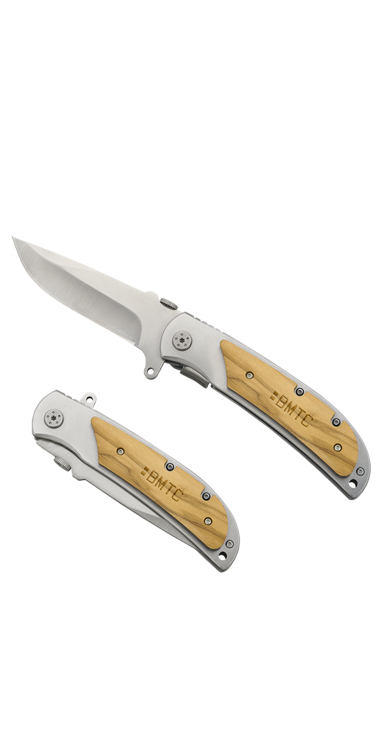 Notch Folding Knife - WH27 Wood