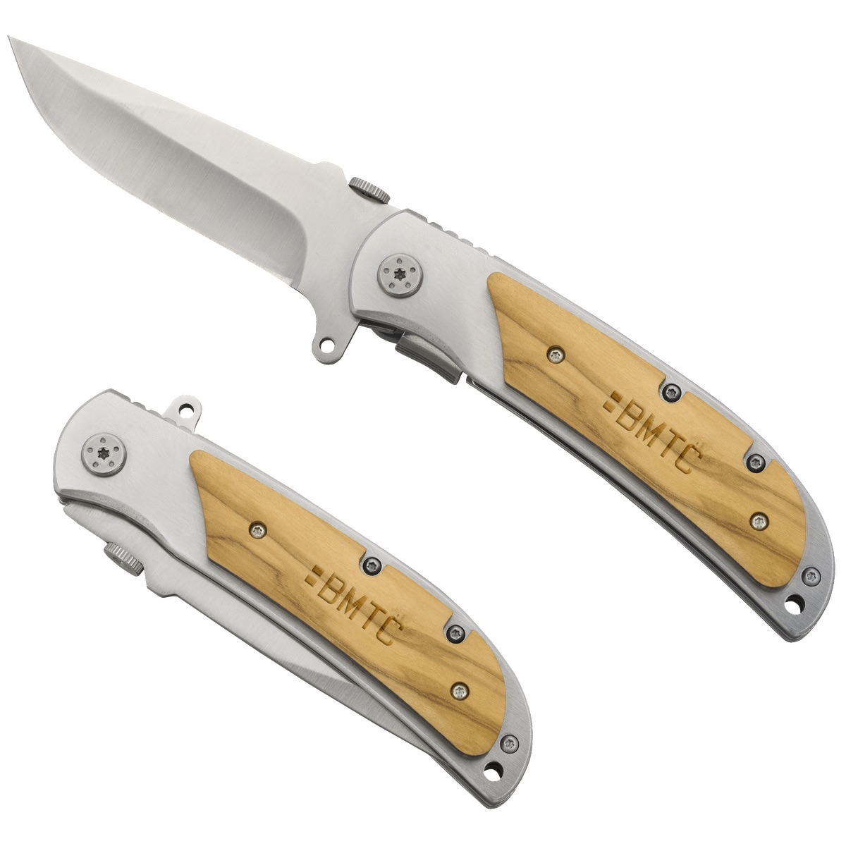 Notch Folding Knife - WH27 wood