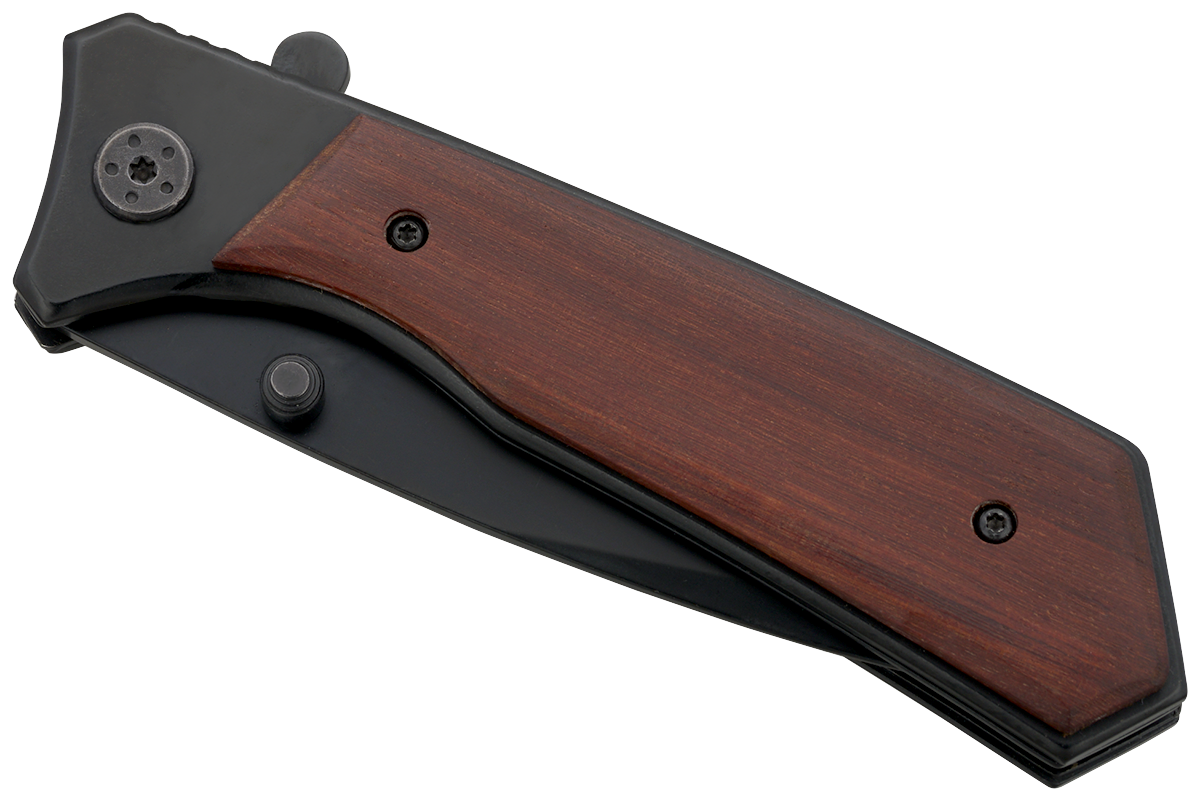 Honed Folding Knife - WH28 Wood