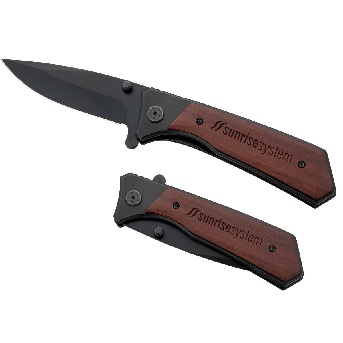 Honed Folding Knife - WH28 wood