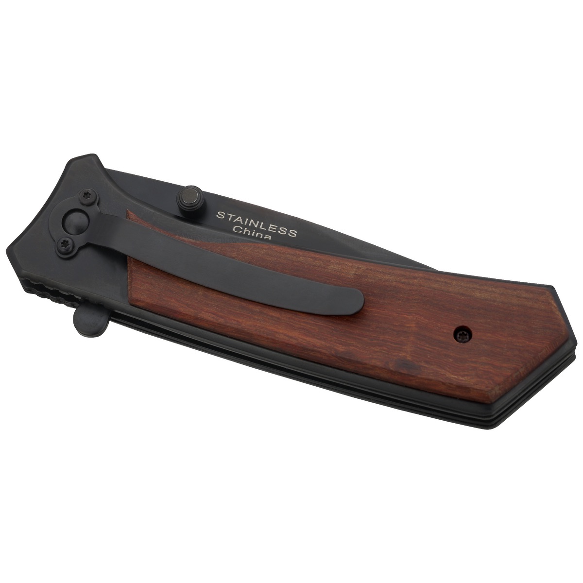 Honed Folding Knife - WH28 Wood