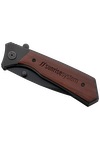 Honed Folding Knife - WH28 Wood