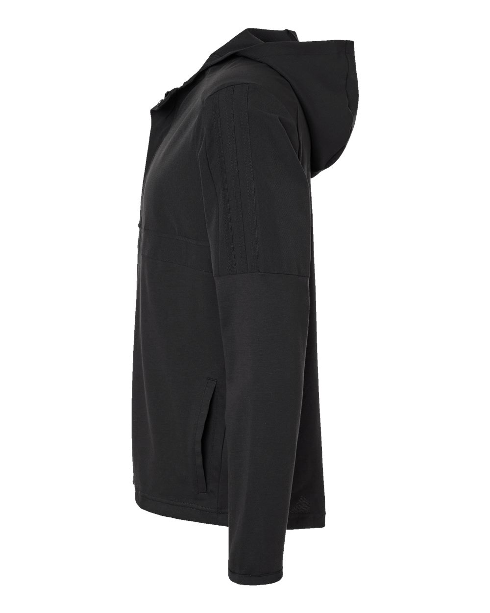 Adidas Men's Half-Zip Hooded Anorak - A607 Black