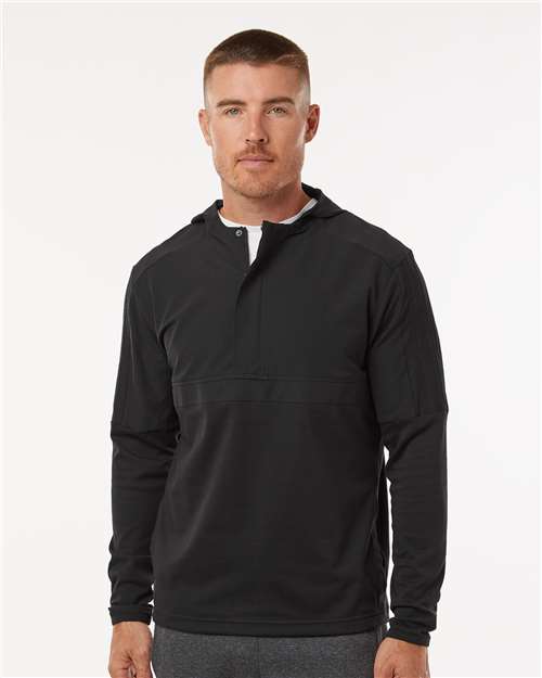 Adidas Men's Half-Zip Hooded Anorak - A607 Black