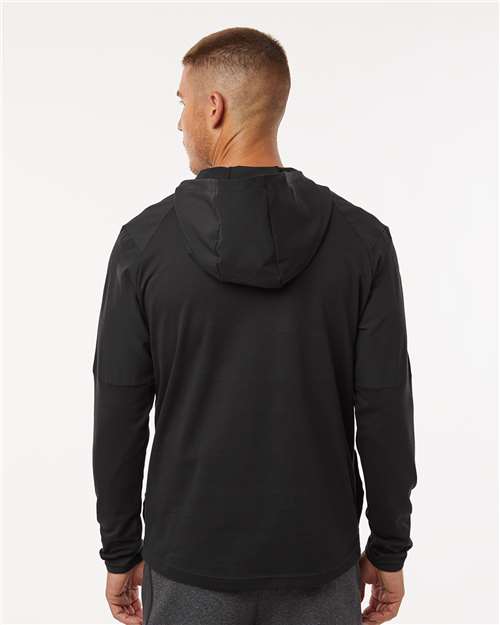 Adidas Men's Half-Zip Hooded Anorak - A607 Black