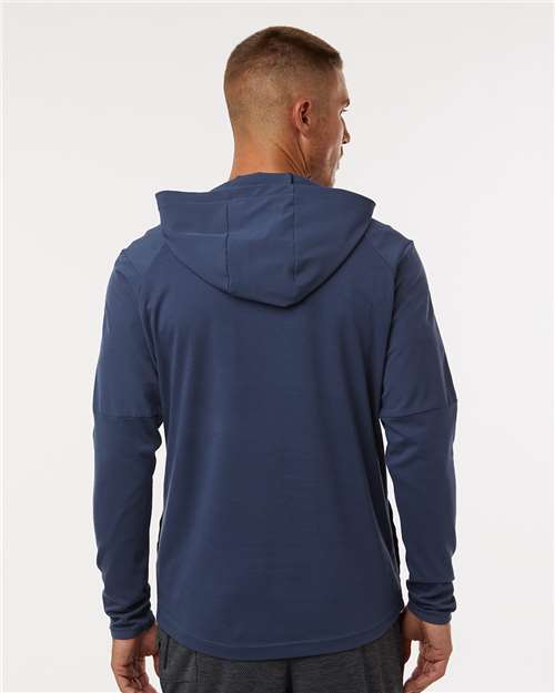Adidas Men's Half-Zip Hooded Anorak - A607 Crew Navy
