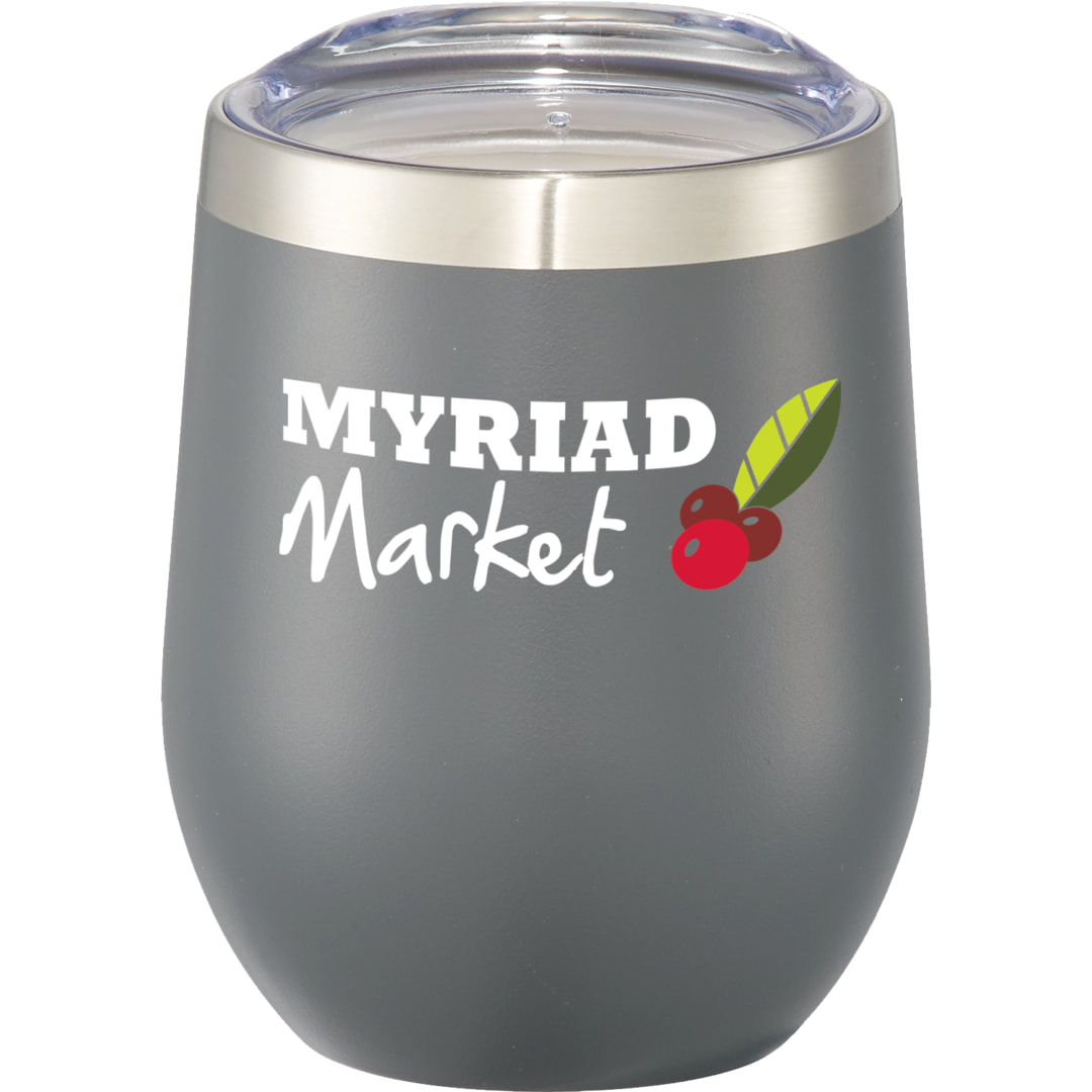 Corzo Tasse isolée sous vide en cuivre 12oz - 1625-53 Gray
