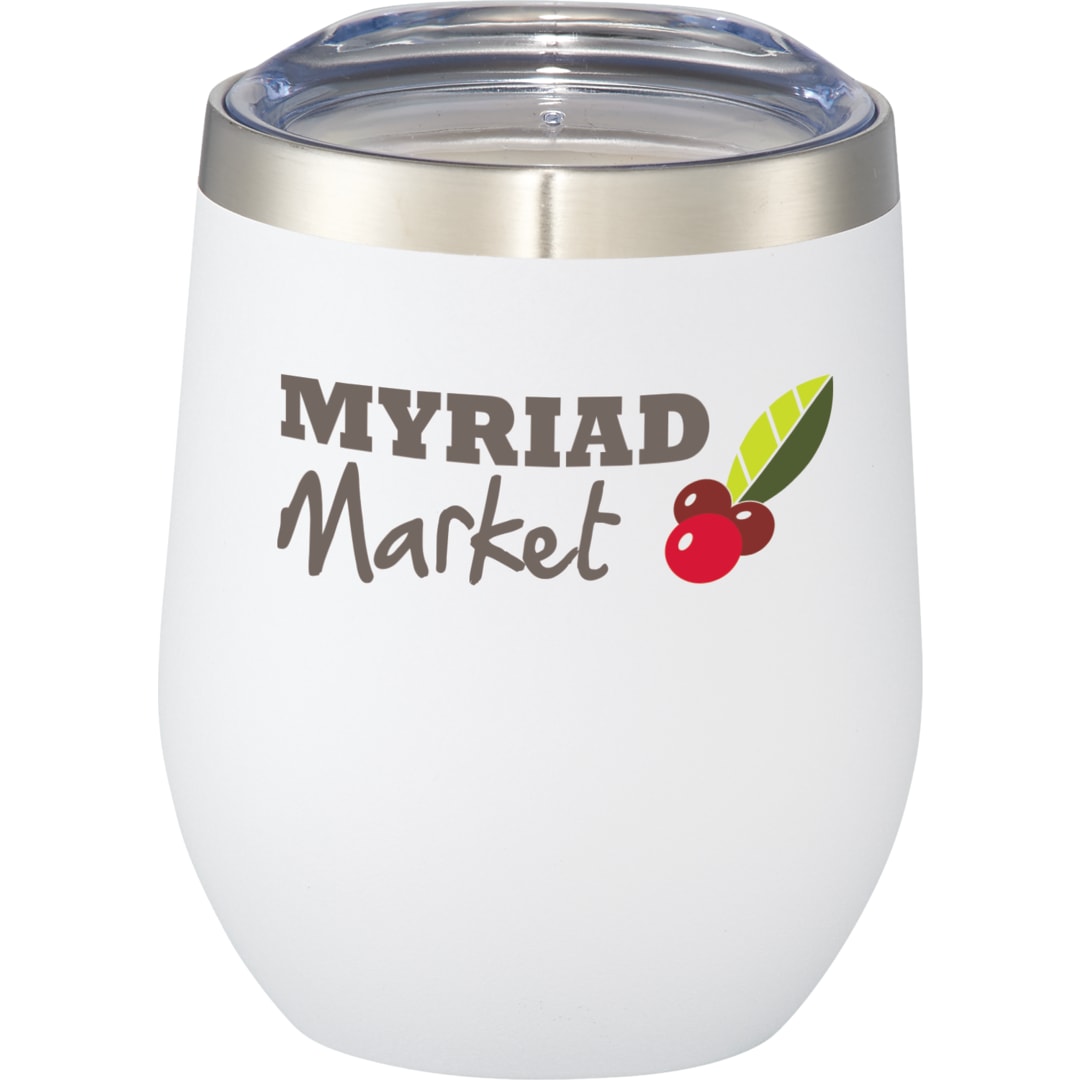 Corzo Tasse isolée sous vide en cuivre 12oz - 1625-53 White