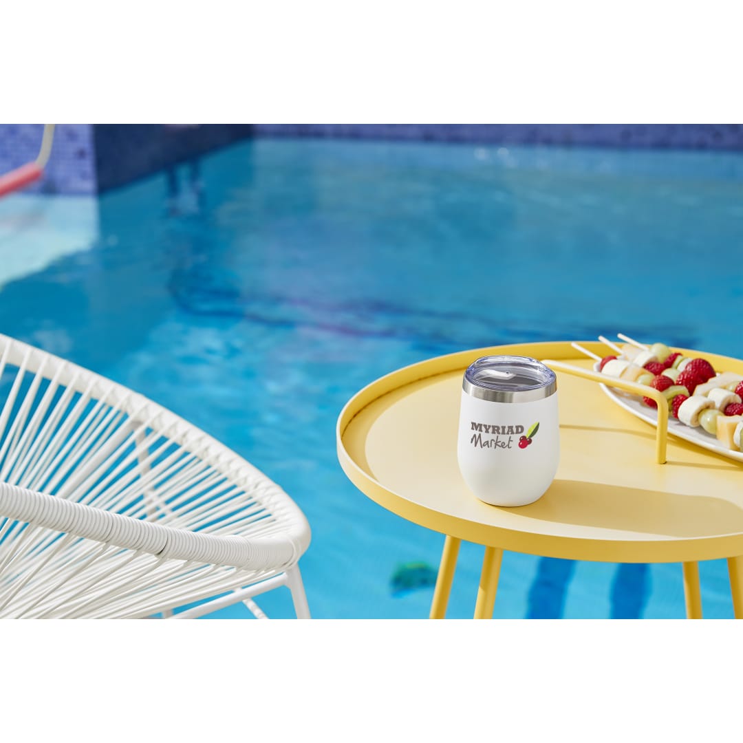 Corzo Tasse isolée sous vide en cuivre 12oz - 1625-53 White