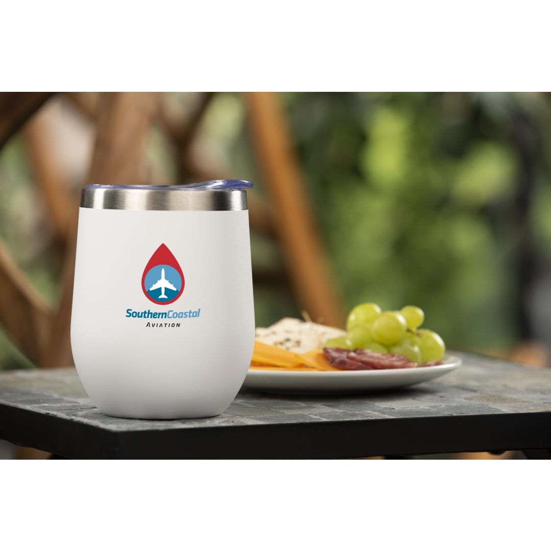 Corzo Tasse isolée sous vide en cuivre 12oz - 1625-53 White