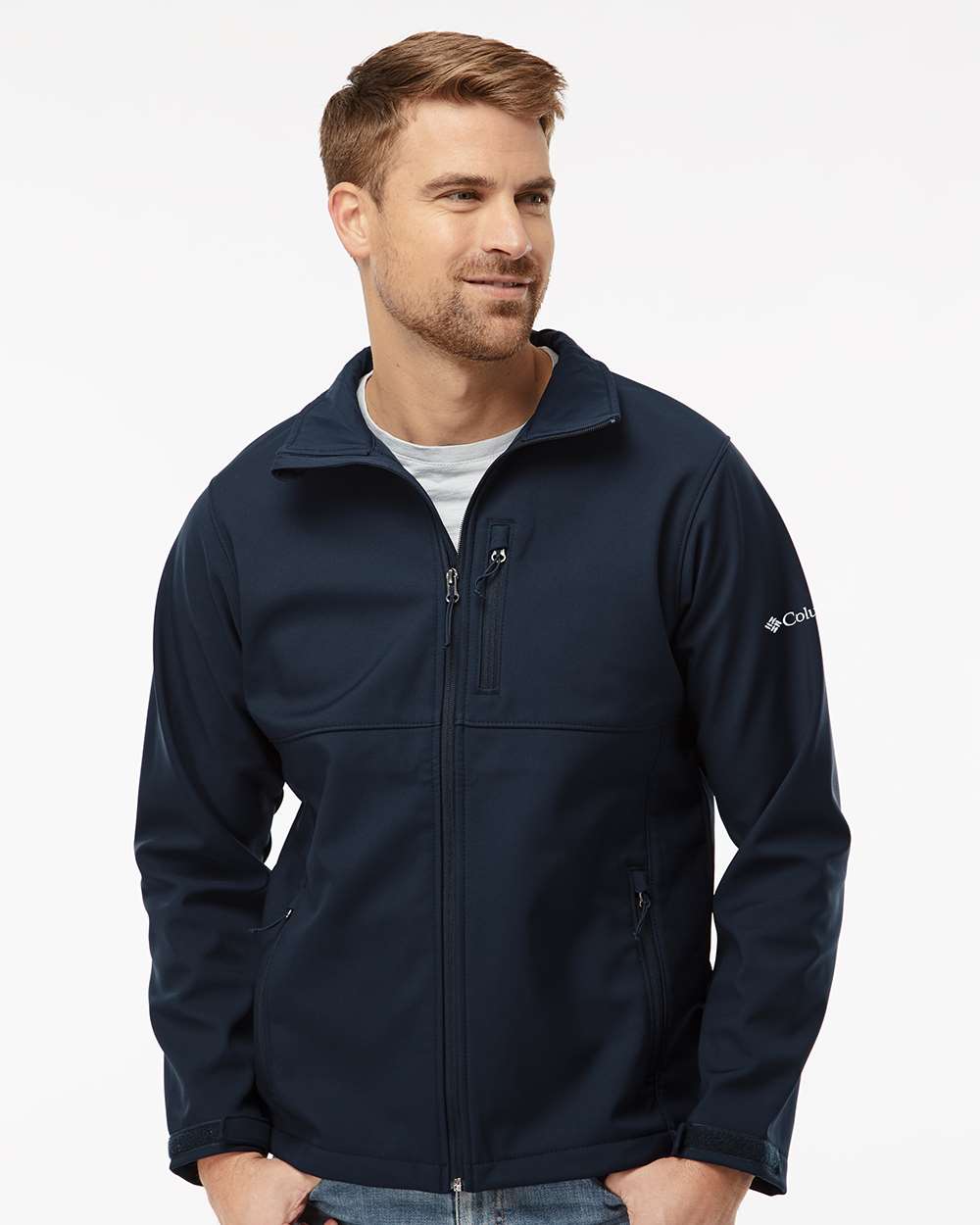 Columbia Men's Ascender™ Soft Shell Jacket - 212483 Collegiate Navy