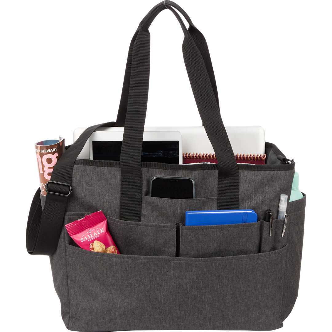 Multi-Pocket Laptop Tote - 3850-55 Gray