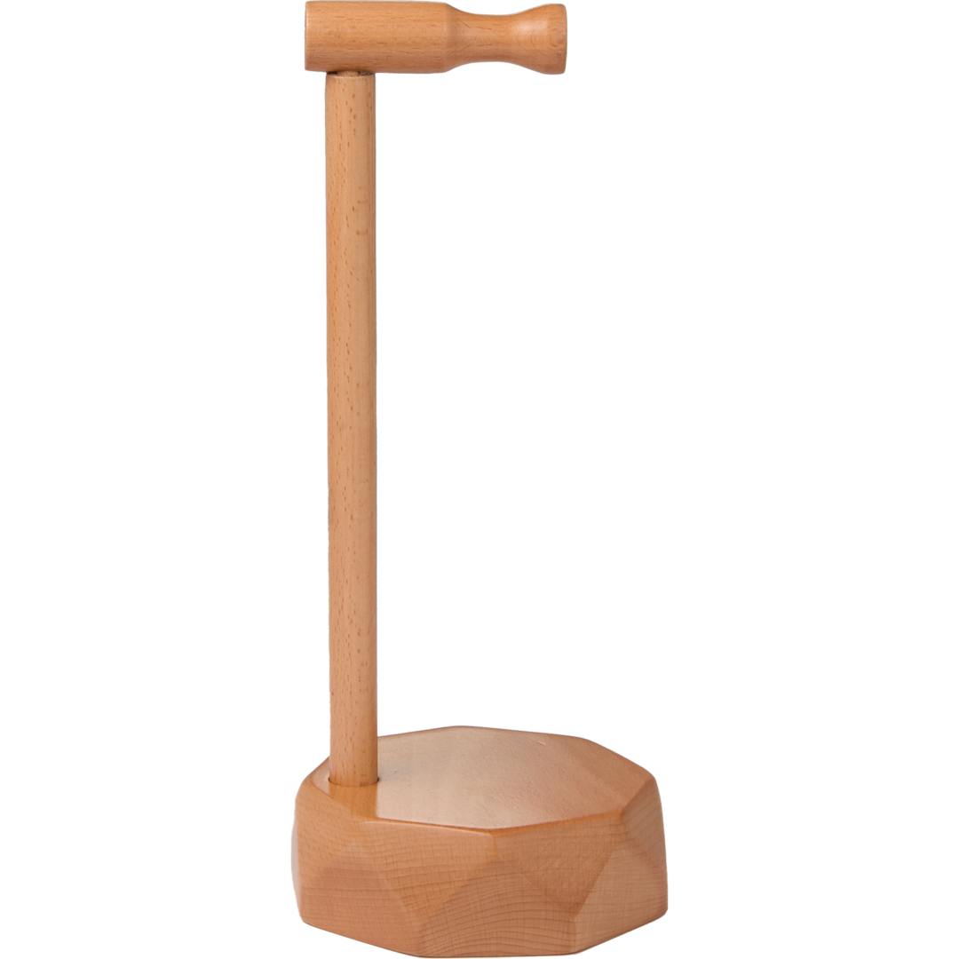 Desk Tune FSC® 100% Wood Headphone Stand - 7142-65 Brown