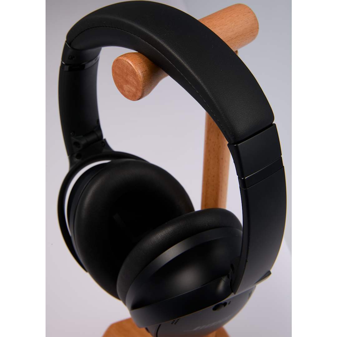 Desk Tune FSC® 100% Wood Headphone Stand - 7142-65 Brown