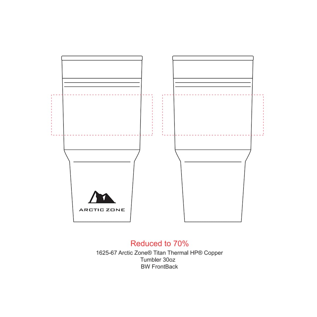 Arctic Zone Arctic Zone® Titan Thermal HP® Copper Tumbler 30oz - 1625-67 Black