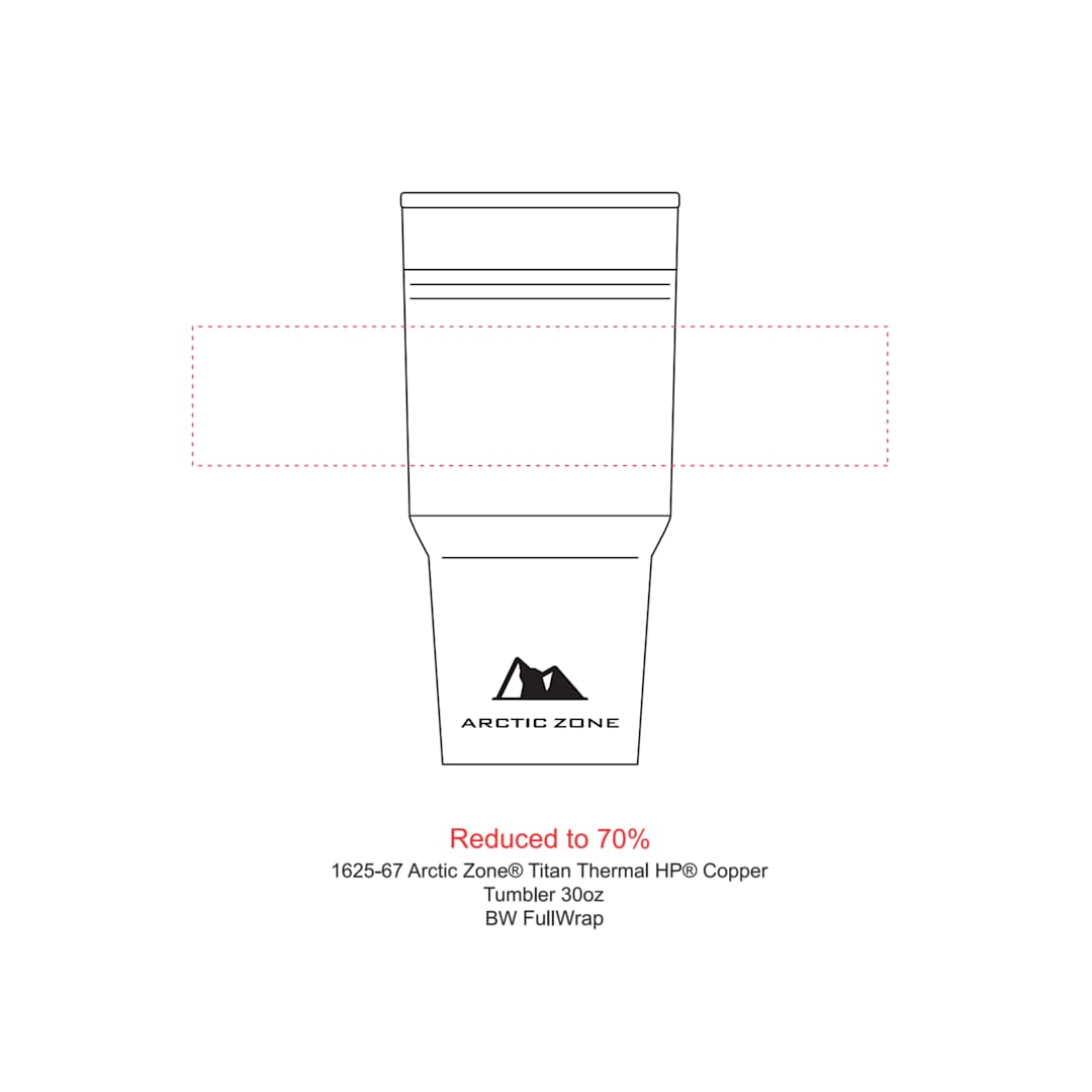 Arctic Zone Arctic Zone® Titan Thermal HP® Copper Tumbler 30oz - 1625-67 Black