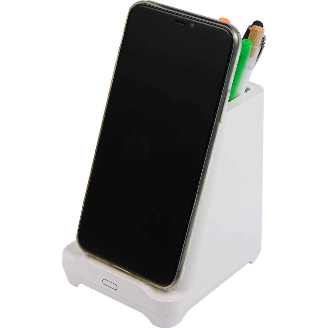 Desk Mate Organizer with Bluetooth Speaker and Hub - SM-2955 White