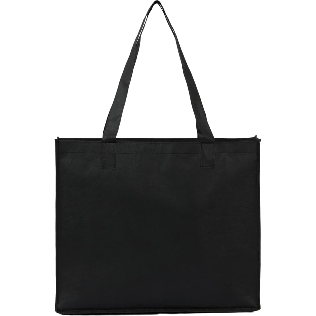 Brooke Recycled Non-Woven Convention Tote - SM-7473 Black