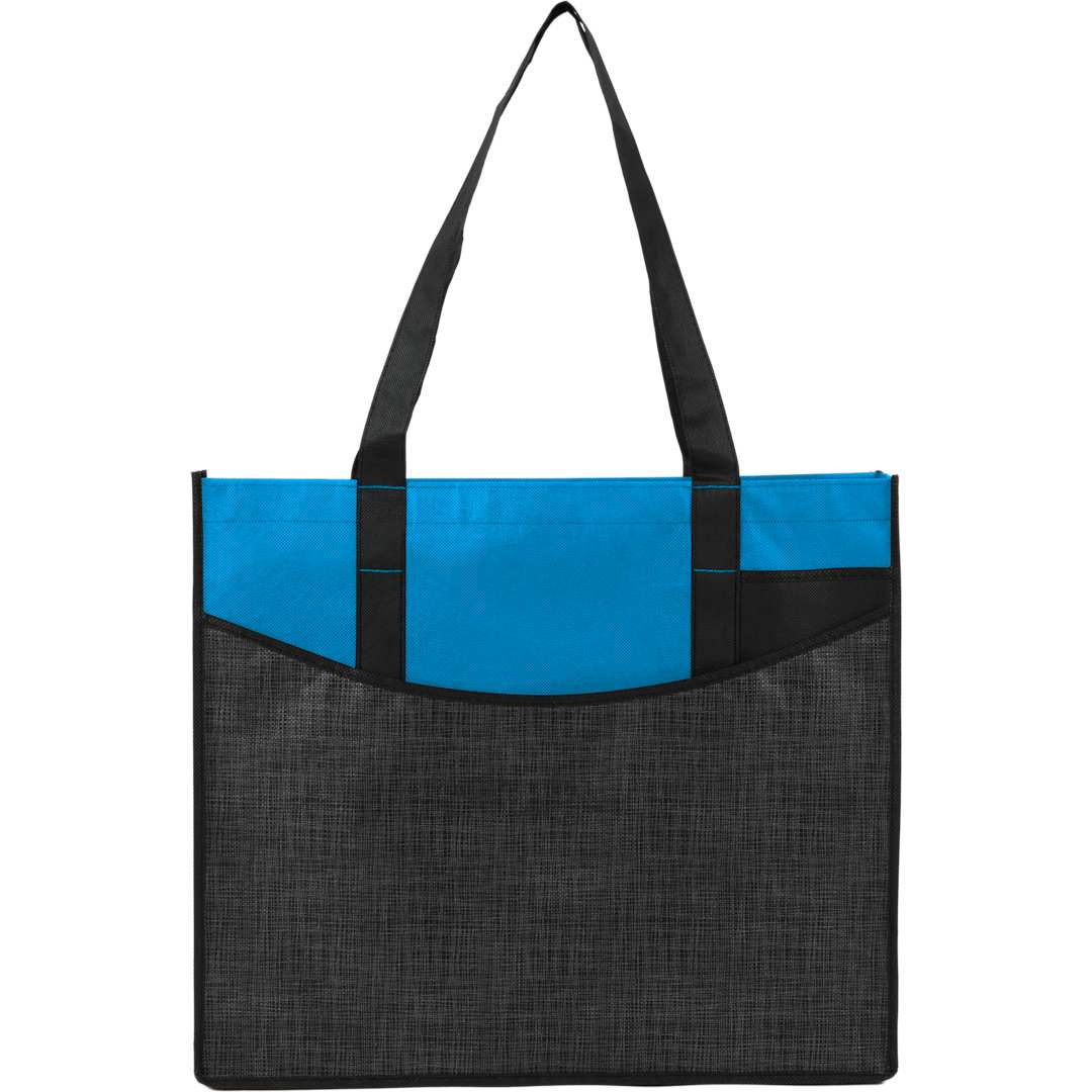 Brooke Recycled Non-Woven Convention Tote - SM-7473 Blue