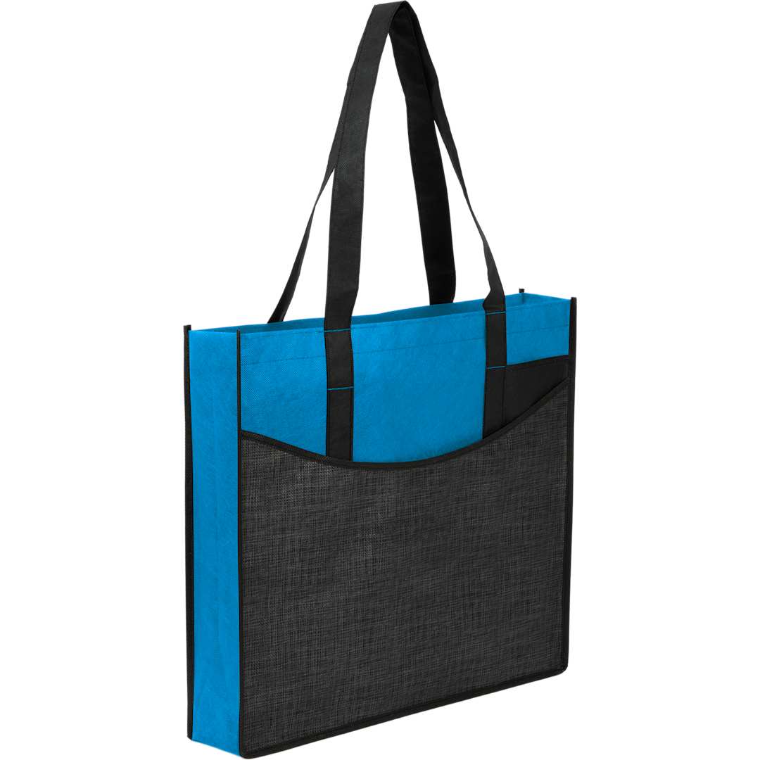 Bullet Brooke Recycled Non-Woven Convention Tote - SM-7473 Blue