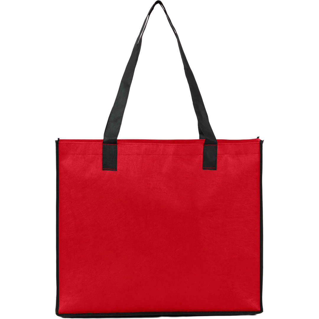 Bullet Brooke Recycled Non-Woven Convention Tote - SM-7473 Red