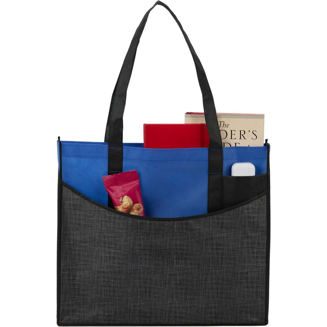 Bullet Brooke Recycled Non-Woven Convention Tote - SM-7473 Blue