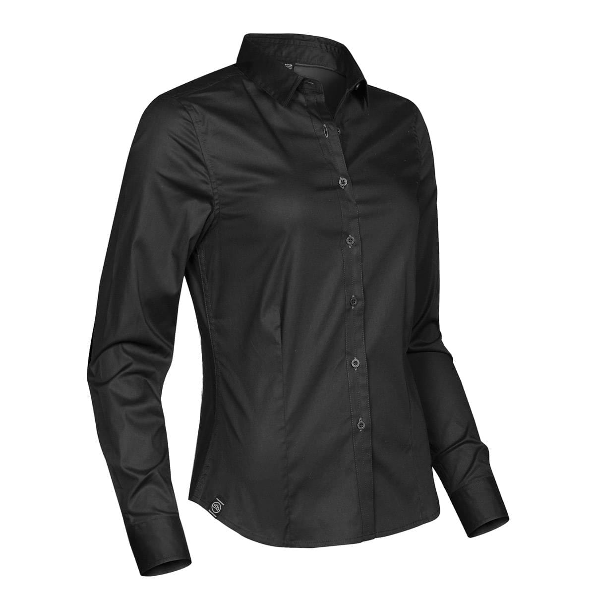 Stormtech Stormtech Women's Harbour Long Sleeve Shirt - LPZ-2W BLACK