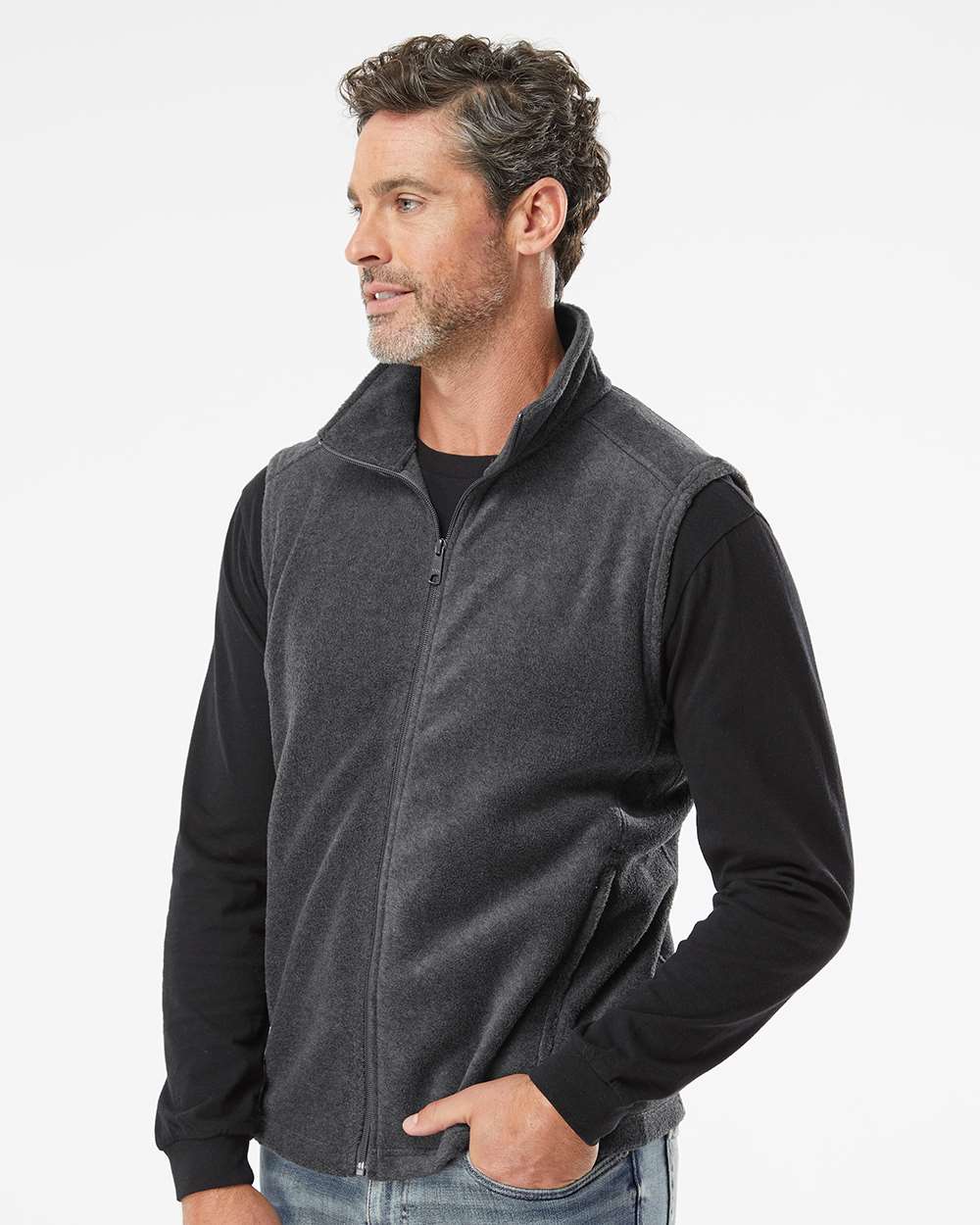 Columbia Men's Steens Mountain™ Vest - 212488 Charcoal Heather