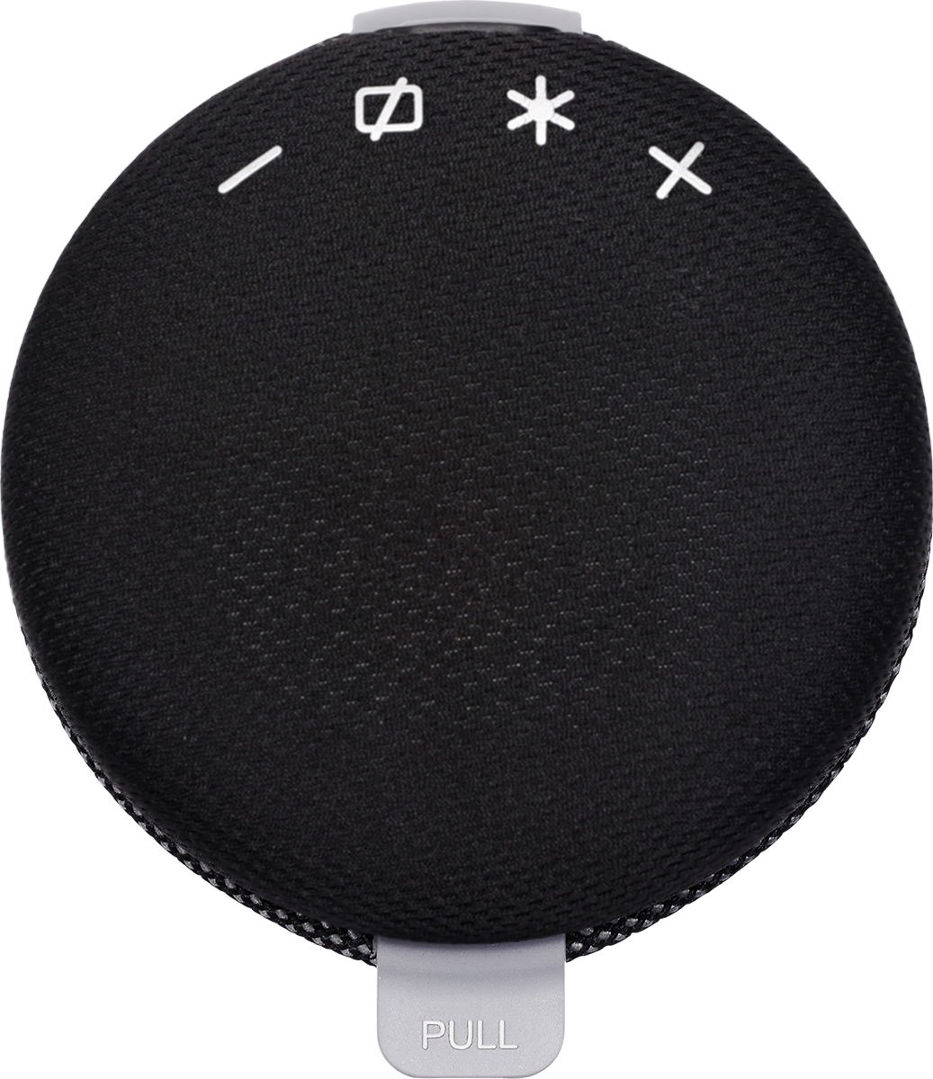 5W Wireless Light Up Ring Party Speaker - EL223 Black