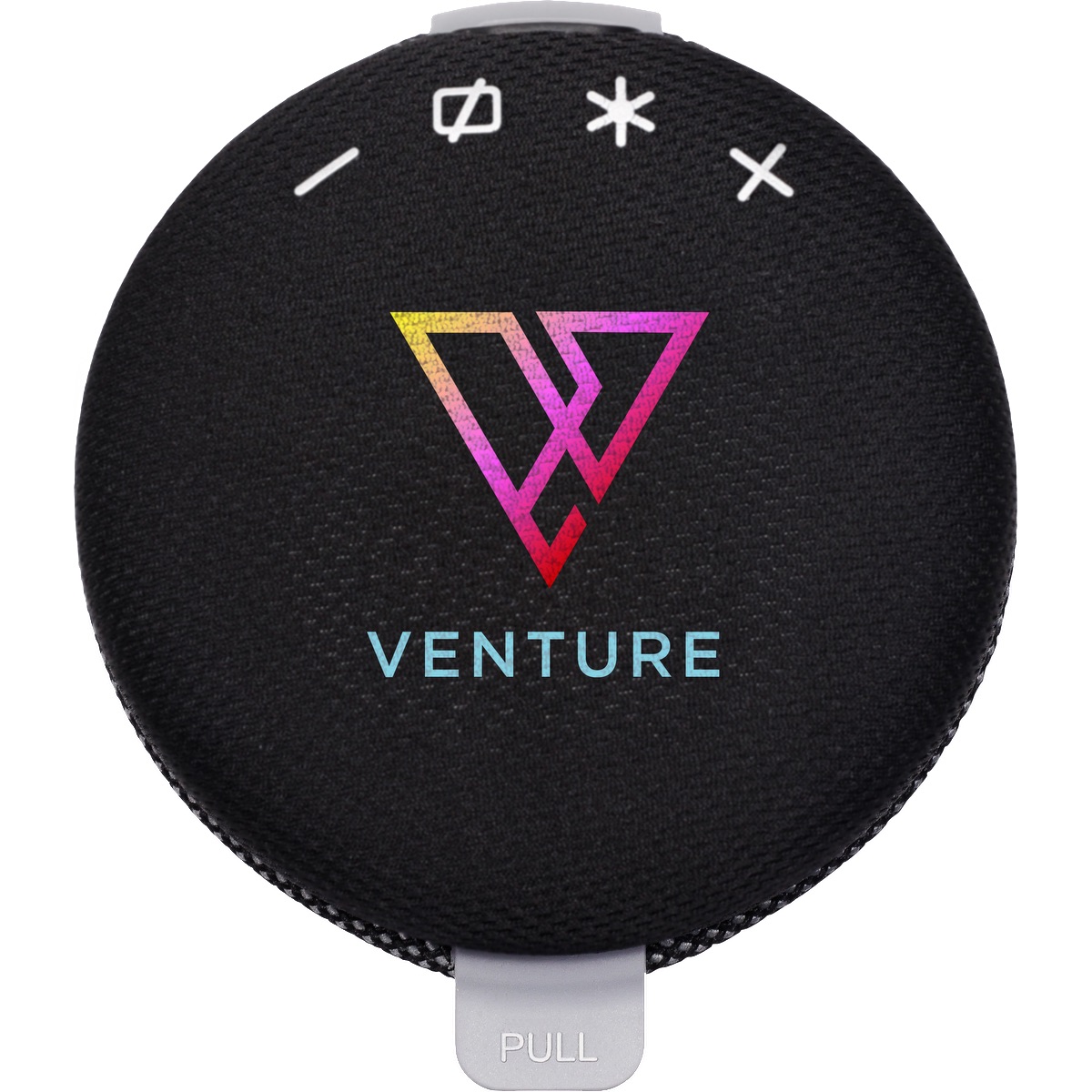 5W Wireless Light Up Ring Party Speaker - EL223 Black