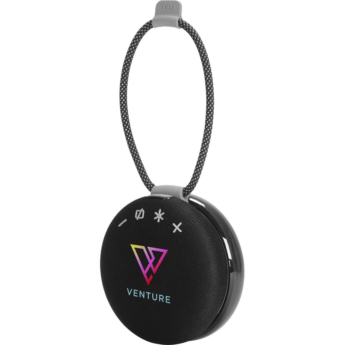 5W Wireless Light Up Ring Party Speaker - EL223 Black