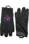 Synthetic Leather Palm & Fingertip Gloves - WG18 black