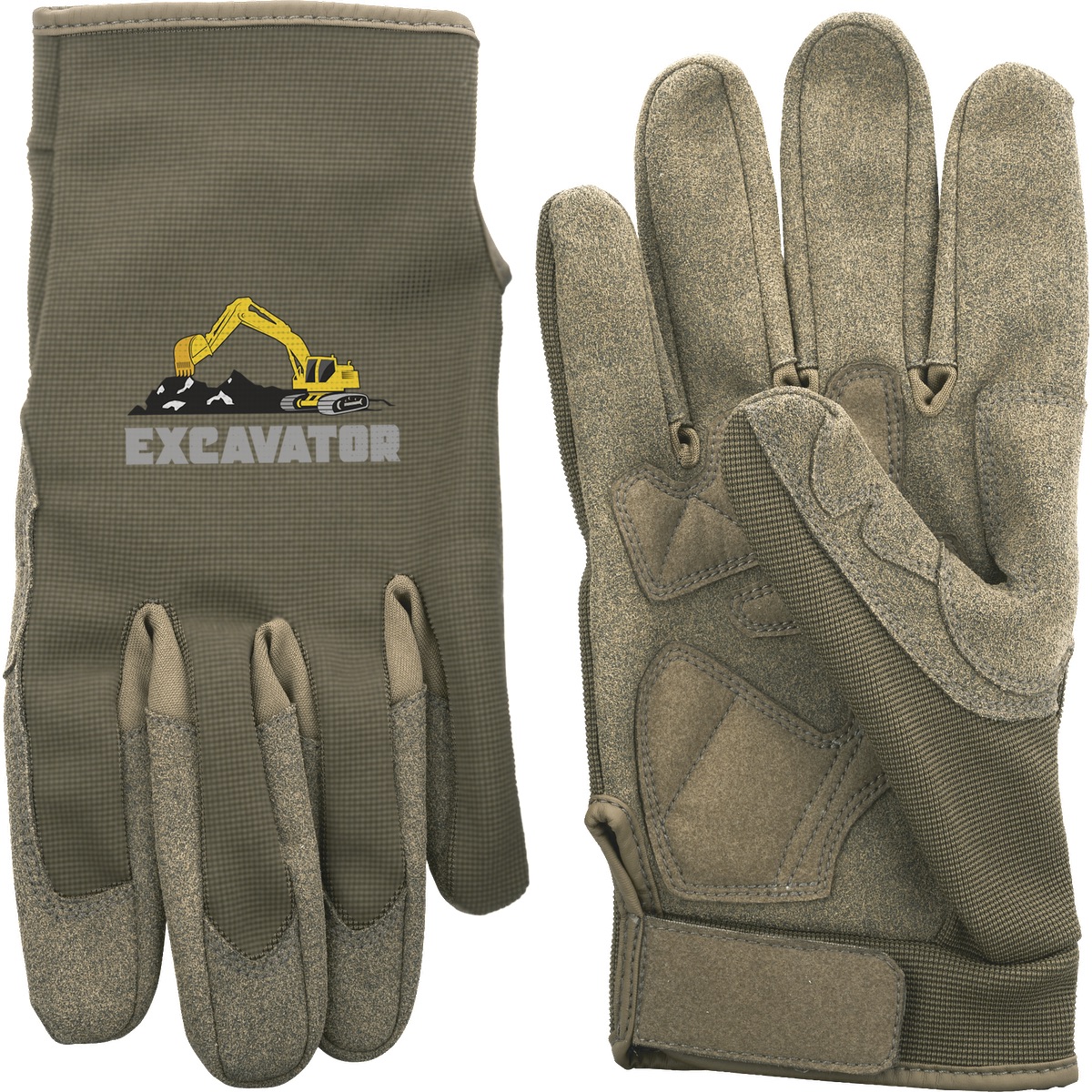  Touchscreen Tips & Synthetic Leather Palm Gloves - WG19