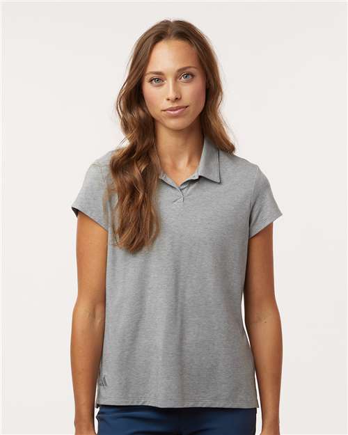 Adidas Women's Blended Polo - A690 Grey Three Melange