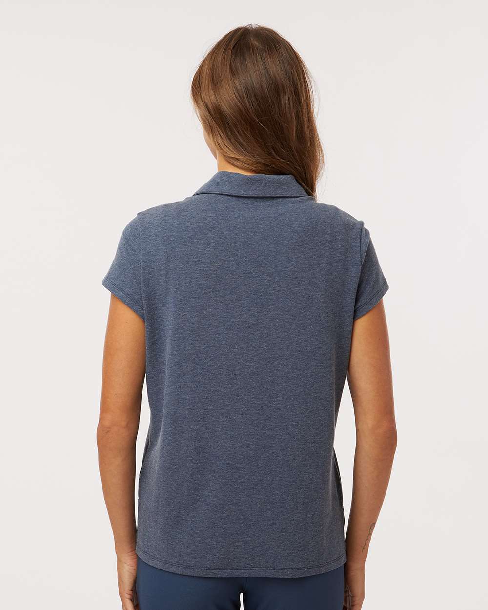 Adidas Women's Blended Polo - A690 Collegiate Navy Melange