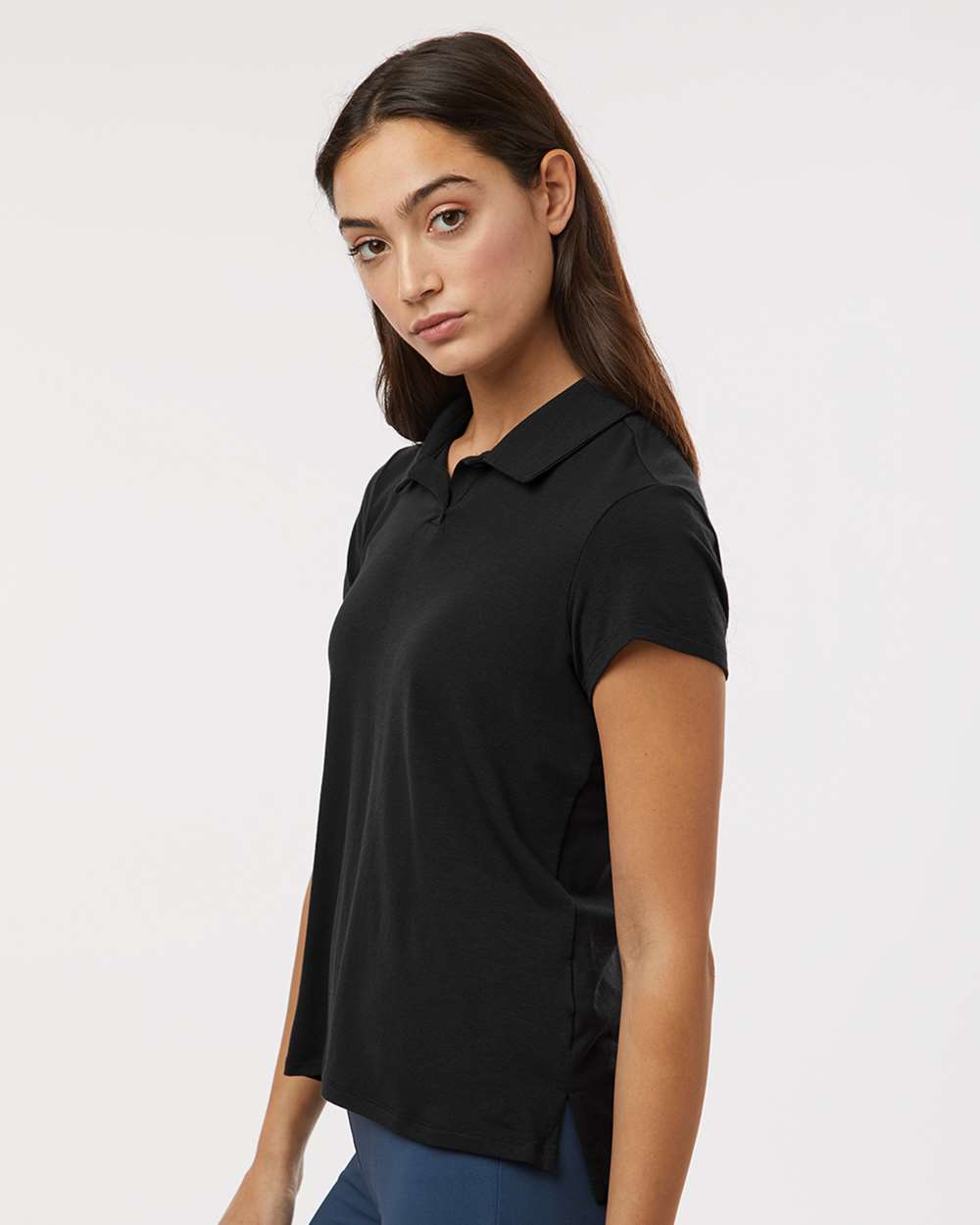Adidas Women's Blended Polo - A690 Solid Black