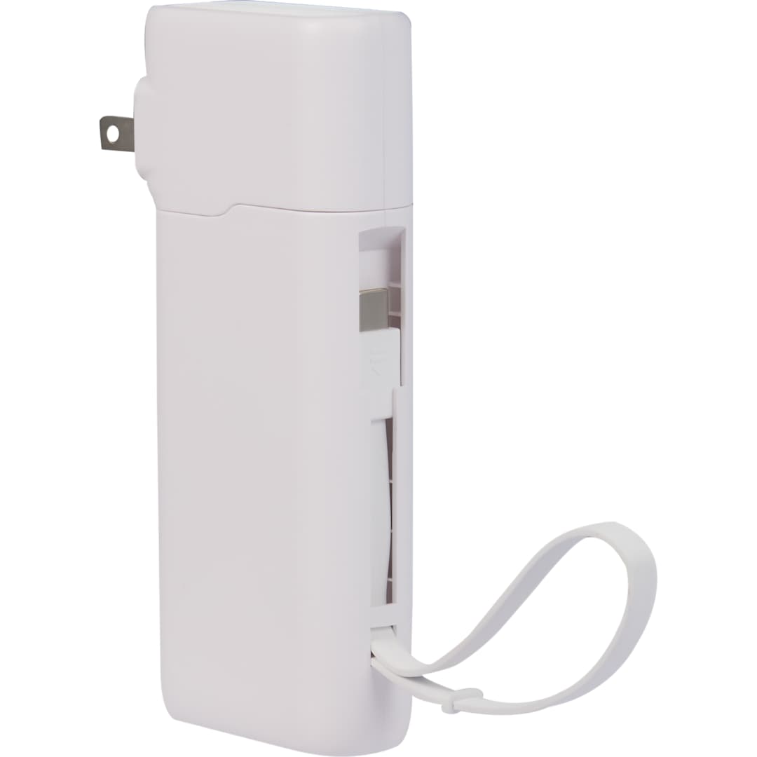UL Listed 10,000 mAh 20W PD Power Bank with AC Plu - 7122-14